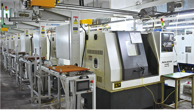 深圳客户电子烟生产车间(配机械手)